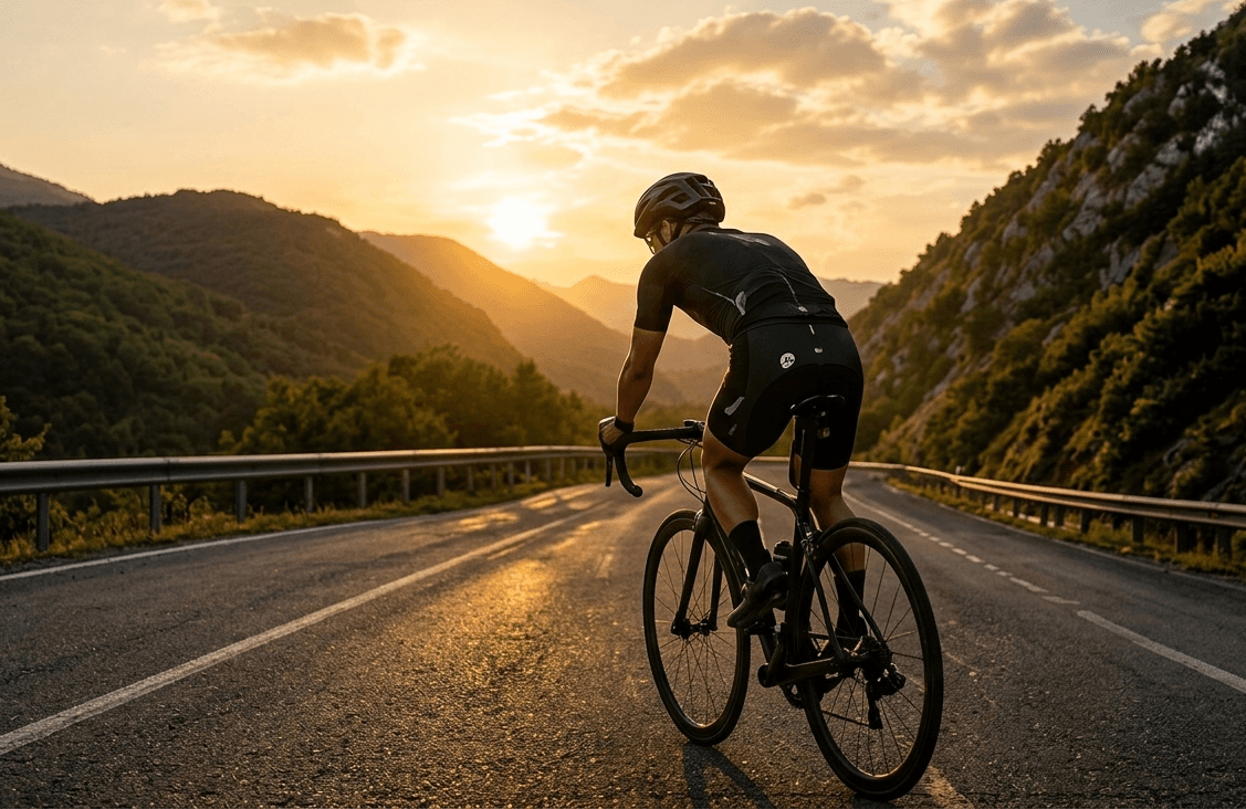 Picture of two cyclists